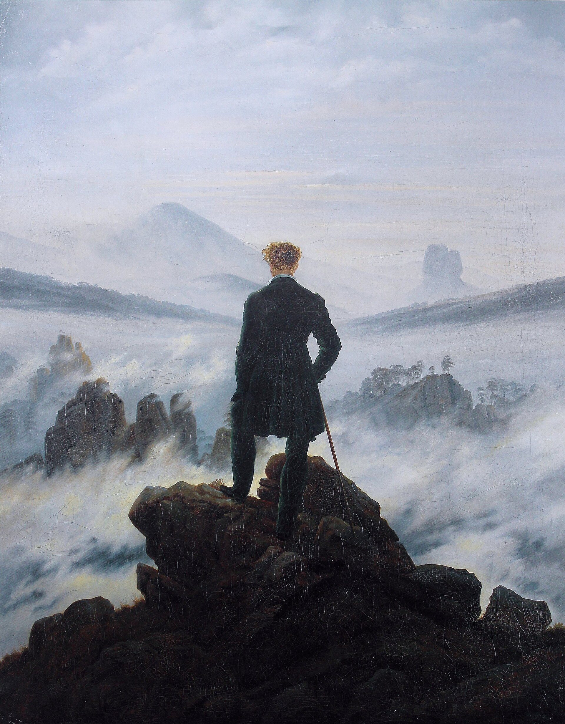 Caspar David Friedrich's Wanderer above the Sea of Fog